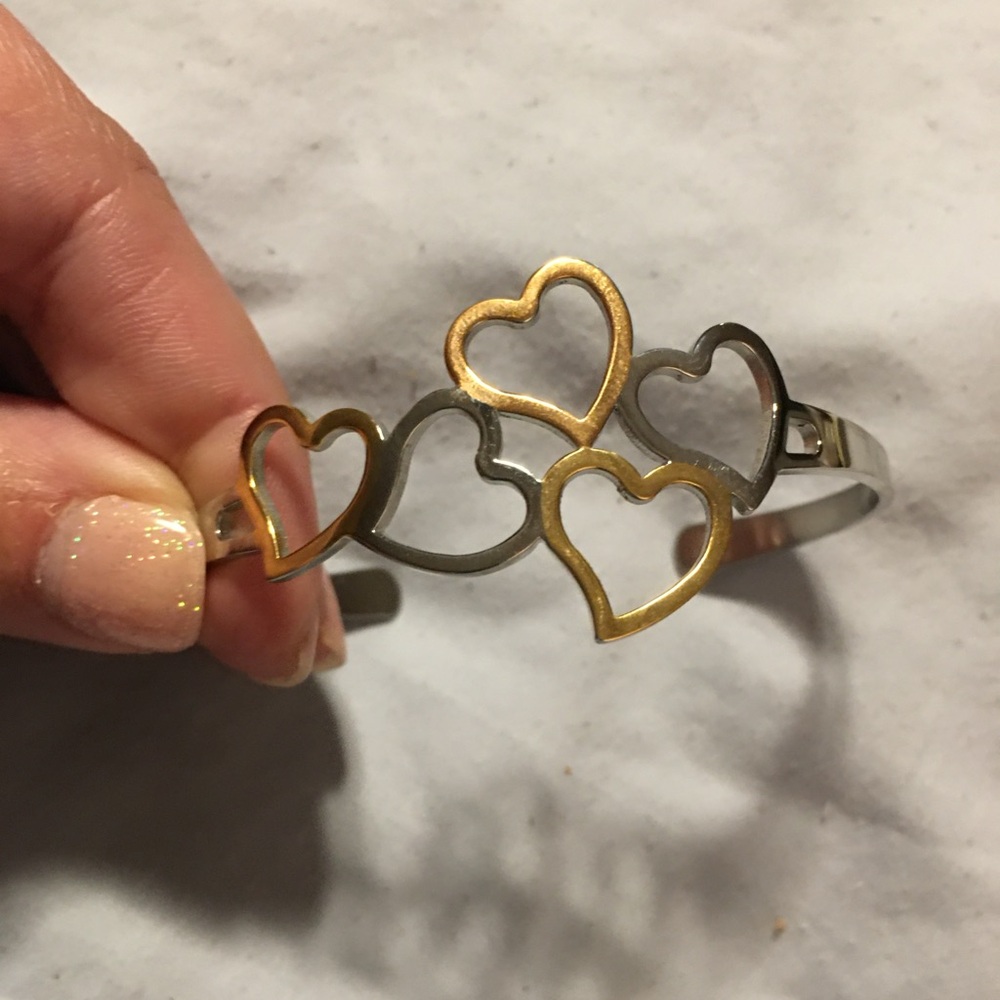 Multiple Heart Bangle